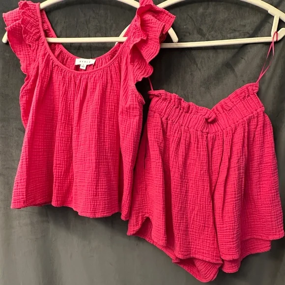 Mable Hot Pink Two Piece - Picture 1 of 3